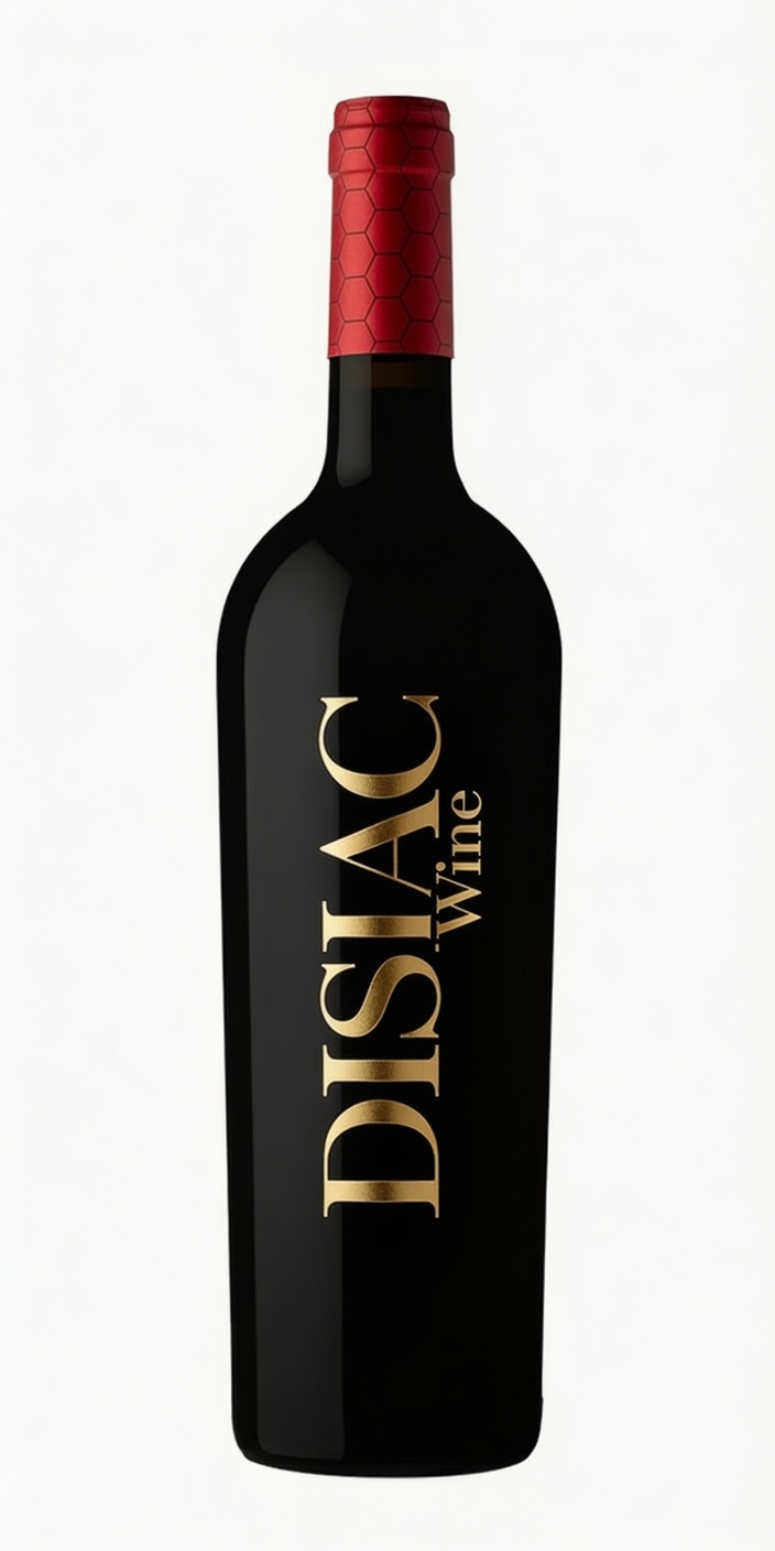 DISIAC Red Blend bottle